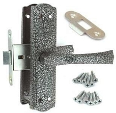 Ручка-защелка ЗЩ1-2-6 (серебро) Avers