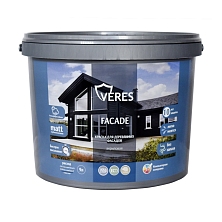 Краска акриловая "Veres" для деревянных фасадов 9л МОКАЧИНО