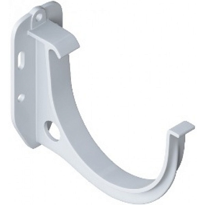 Кронштейн желоба ПВХ - бел. - №1