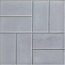 Плитка тротуарная 400*400*50, рисунок 8 плиток, серая