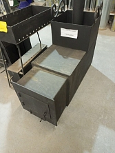 Печь банная для срубов с каменкой