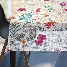 Клеенка ПВХ ажурная Вилина ГИБИСКУС шир.1,32м арт.020-1