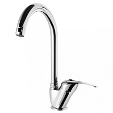 Смеситель для кухни однорычажный, высокий излив (D150628-1) с/г D-Lin