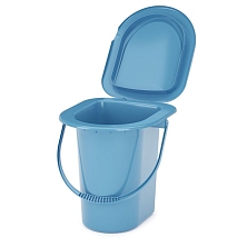Ведро-туалет 17-18л голубой