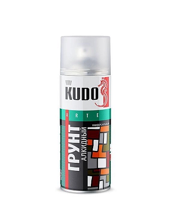 Грунт- аэрозоль универсальный Белый 520мл KUDO KU-2004 - №1