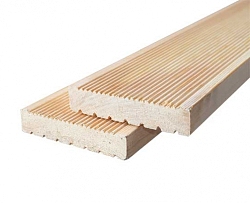 Террасная доска "Вельвет" 28*125*6,0 сорт С