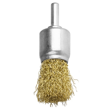 Щетка крацовка чаша 24мм для дрели (Распродажа) - №1