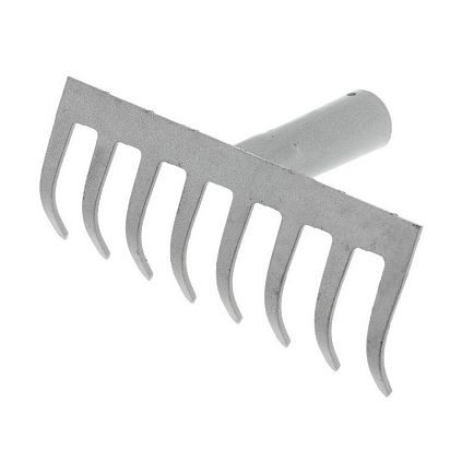 Грабли б/ч прямые 8-ми зубые - №1