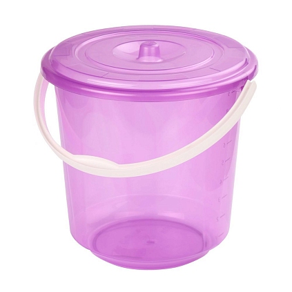 Ведро 10л с крышкой - №1