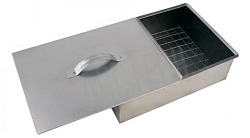 Коптильня одноярусная 350х250х100мм в коробке (Распродажа)