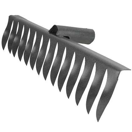 Грабли витые 14-ти зубые из рельсовой стали - №1