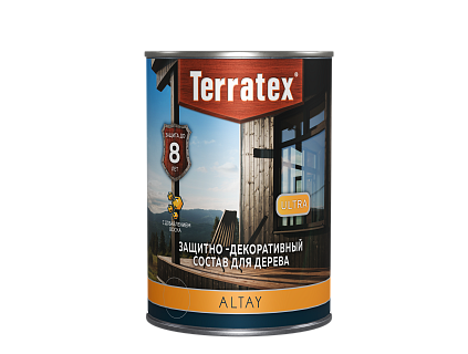 Деревозащитный состав Terratex ALTAY ULTRA КРАСНОЕ ДЕРЕВО 1л - №1