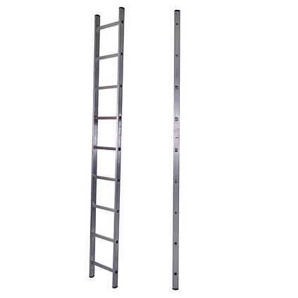 Лестница односекционная приставная 09 ступеней - №1