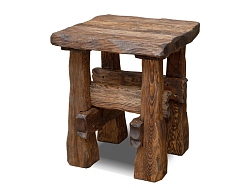 Табурет "Лесник" большая (массив сосны) цвет коричневый