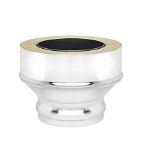 Переход на сэндвич нерж. (AISI 430/0,8мм) д.120х180 (ММ)