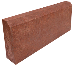 Бордюр тротуарный 500*200*30, красный
