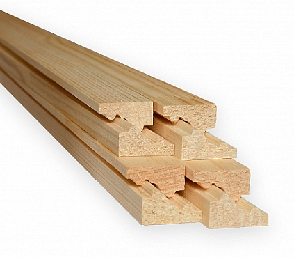 Раскладка багет 25*14  2,5 м. хвоя - №1