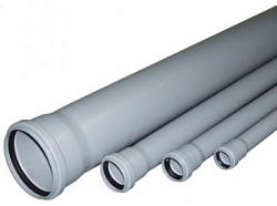 Труба д= 50*2000 мм канализ. PRO AQUA