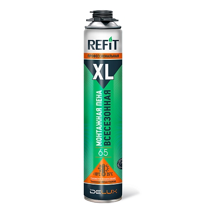 Пена монтажная REFIT XXL профессиональная всесезонная  - №1