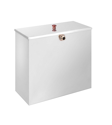 Бак нерж.  60л под контур (Прямоуг.) (AISI 439) - №1