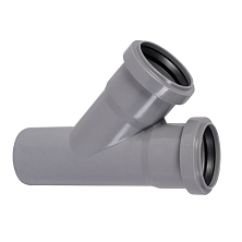 Тройник д= 50 - 87* канализ. PRO AQUA