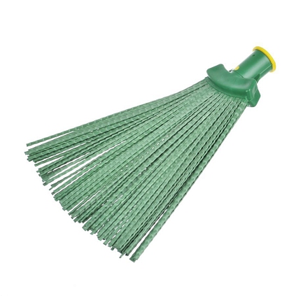 Метла полипропиленовая веерная малая без черенка - №1
