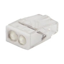 Клемма строительно-монтажная СМК 2273-242 PROxima с пастой 2 отверстия 0.5-2.5мм.кв. (100шт)