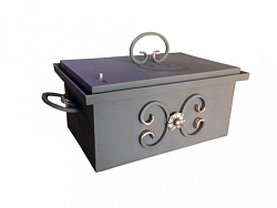 Коптилка с декоративной ковкой