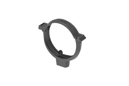 Хомут трубы ПВХ - графит - №1